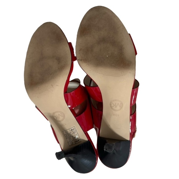 Michael Kors Women’s Red heels Size 10 - Picture 7 of 9